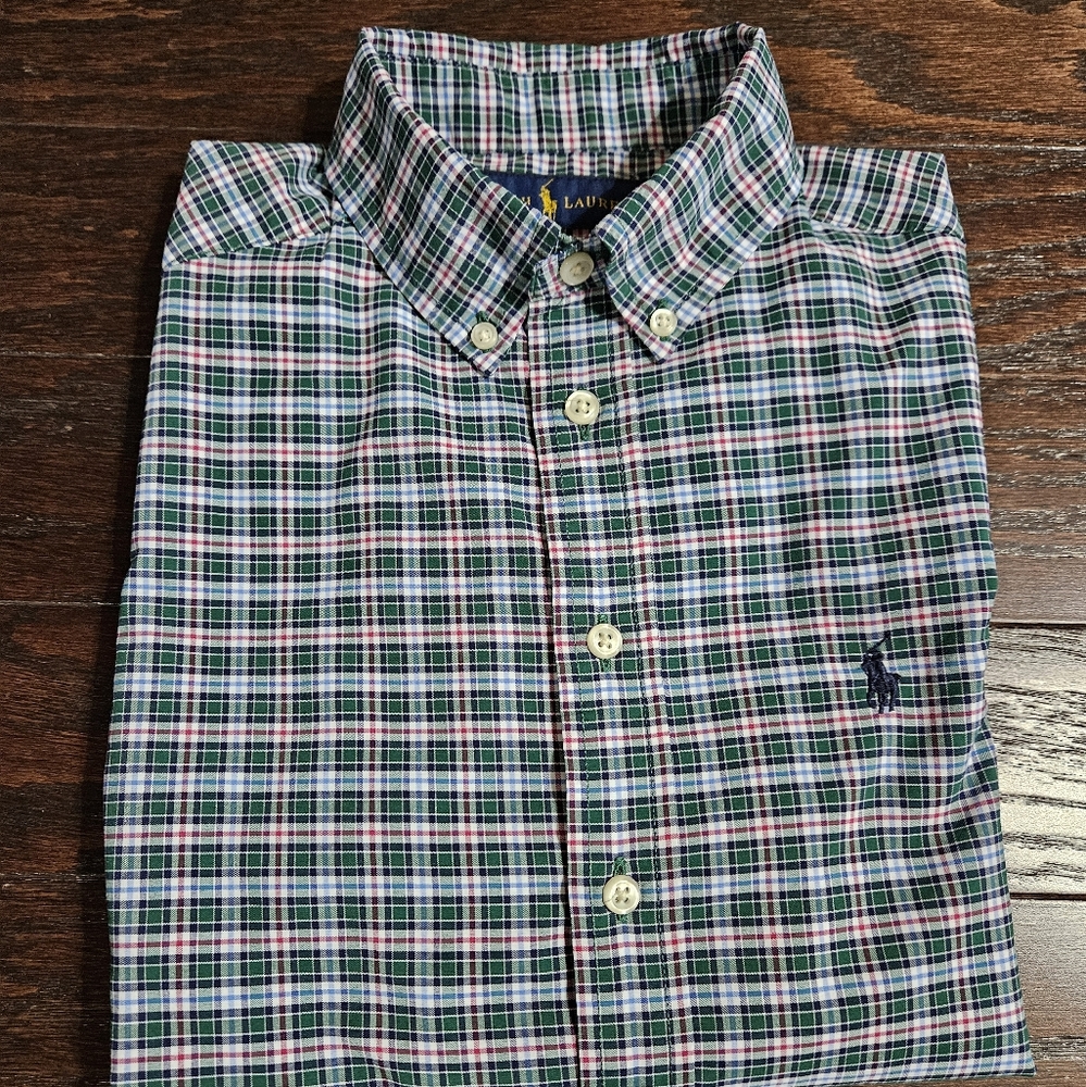 Boys Polo long sleeved button down